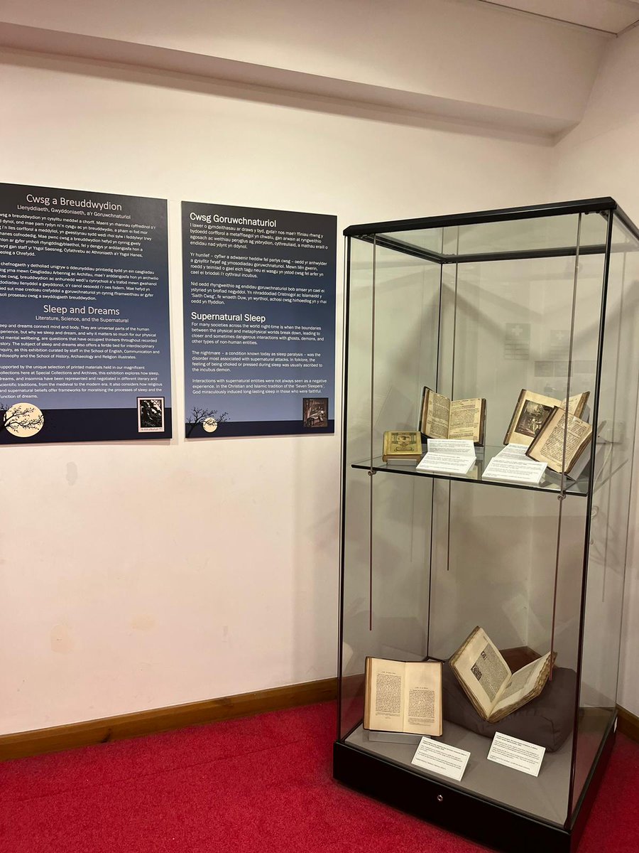 CUSpecialColls's tweet image. So excited to share our collaboration with @CUEngCommPhilos - a brand new exhibition on Sleep and Dreams!

Thanks to all our speakers for their fascinating presentations, and to our  lovely colleagues for curating and preparing these books for display. #CUSleepAndDreams