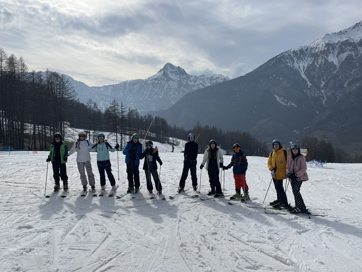 BCPEDepartment's tweet photo. Italy Ski Trip 2023 - Day 1 of Skiing! https://t.co/4YCE0uw1yV