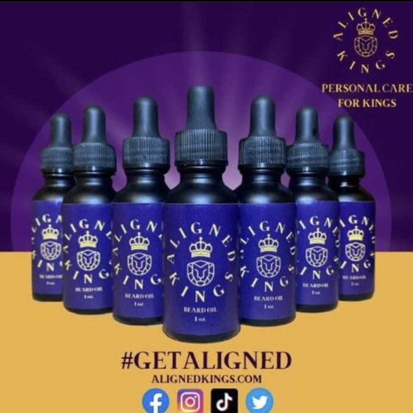 AlignedKings's tweet photo. Our all-natural, non greasy Beard Oil is THAT product that every King needs to have in his personal care arsenal!

Intentionally crafted with organic, cold pressed oils to hydrate your skin, facial hair, strengthen hair follicles AND stimulate beard growth! https://t.co/O20NpCrY5E