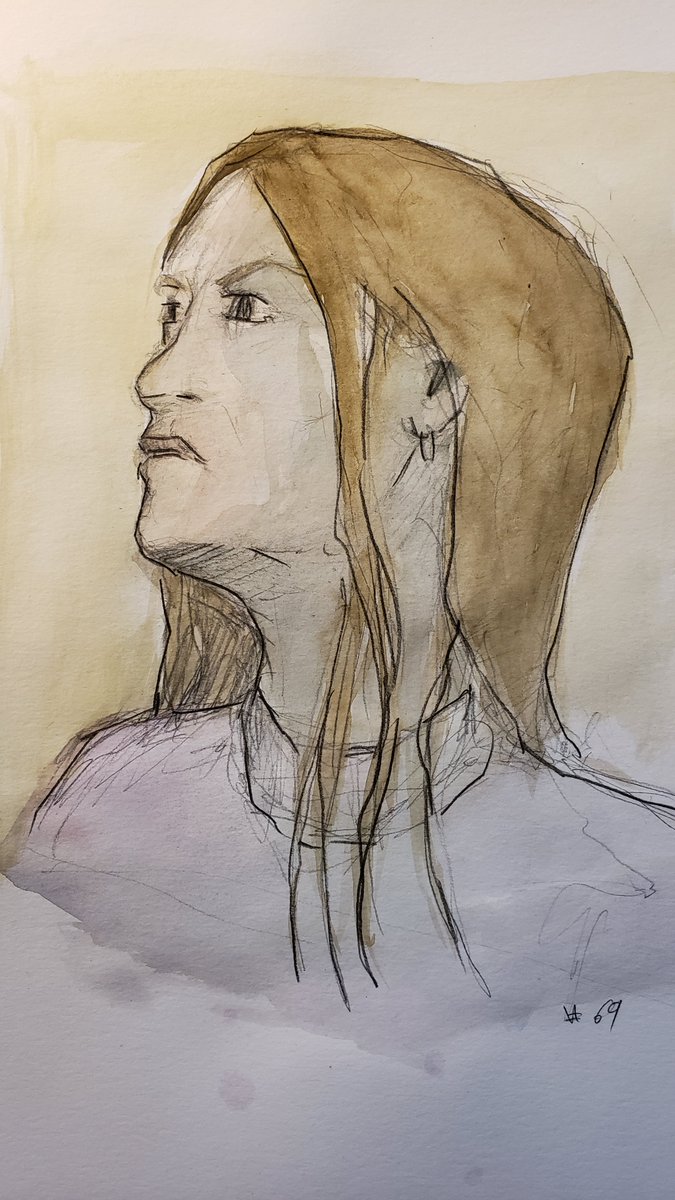 bran_tvod's tweet photo. #sketch of the day #portrait #sketches session (68 & 69th #head #100headschallenge )
#artsession #model #figurativeart #portraitart #thehumanface #portraitsketch #portraitsketching #portraitdrawing #drawing #art #artwork #artworkoftheday #aquarelle #portraitaquarelle #sketchbook https://t.co/NdHOjNyy6v