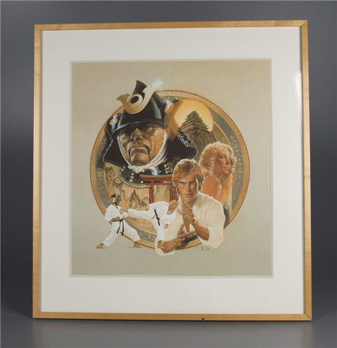 jmechner's tweet photo. This wonderful Karateka painting (1984) by Thomas Blackshear II is at @museumofplay, along with my Prince of Persia and Last Express work materials and 1980s-90s souvenirs. My thanks to them, to @internetarchive &amp; all who work to preserve memory that might otherwise be erased. https://t.co/MyIH4cr2nN