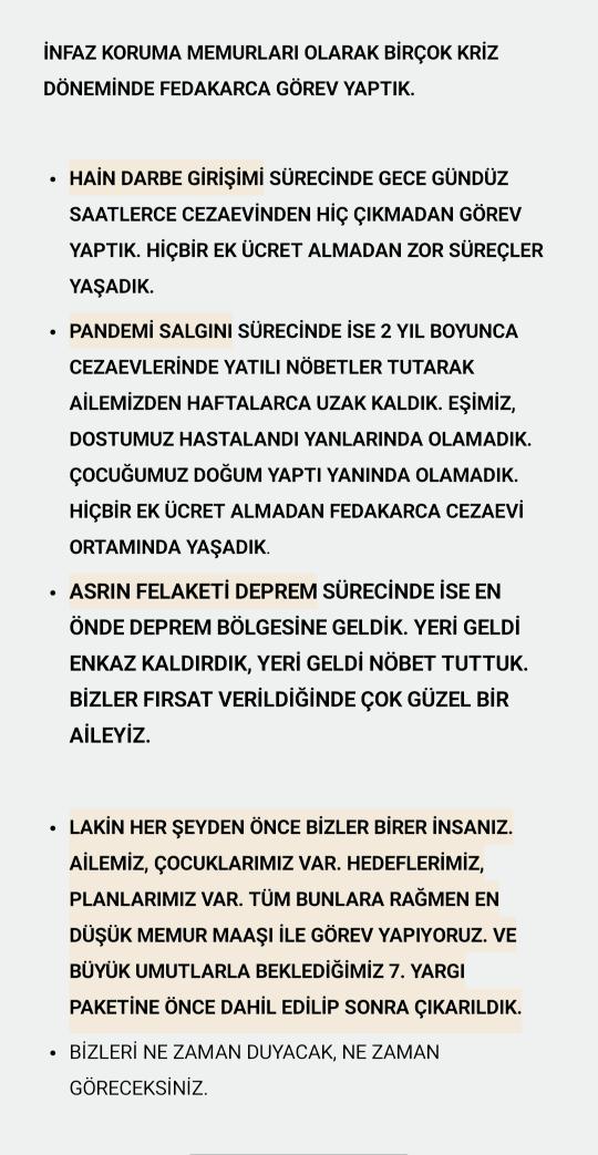CteTeskilatt's tweet photo. İnfaz Koruma Memurları hakkını arıyor

#infazkorumayaborcunuzvar

@bybekirbozdag 
@AtillaSertell 
@Avkthalilozturk
@YavuzEnis 
@AvOzlemZengin 
@CK_Samsun https://t.co/d05ztpTcRl