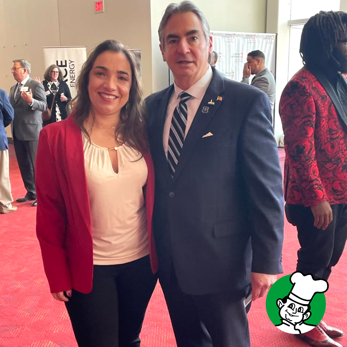 Snapchef's tweet photo. #Snapchef is committed to seeing economic growth in #SpringfieldMA and its surrounding areas. We were thrilled to attend @massmutual 's  2023 Outlook with @MassGovernor Maura Healy and Mayor Domenic J. Sarno of  @SpfldMACityHall https://t.co/C7sV8c2Hk0