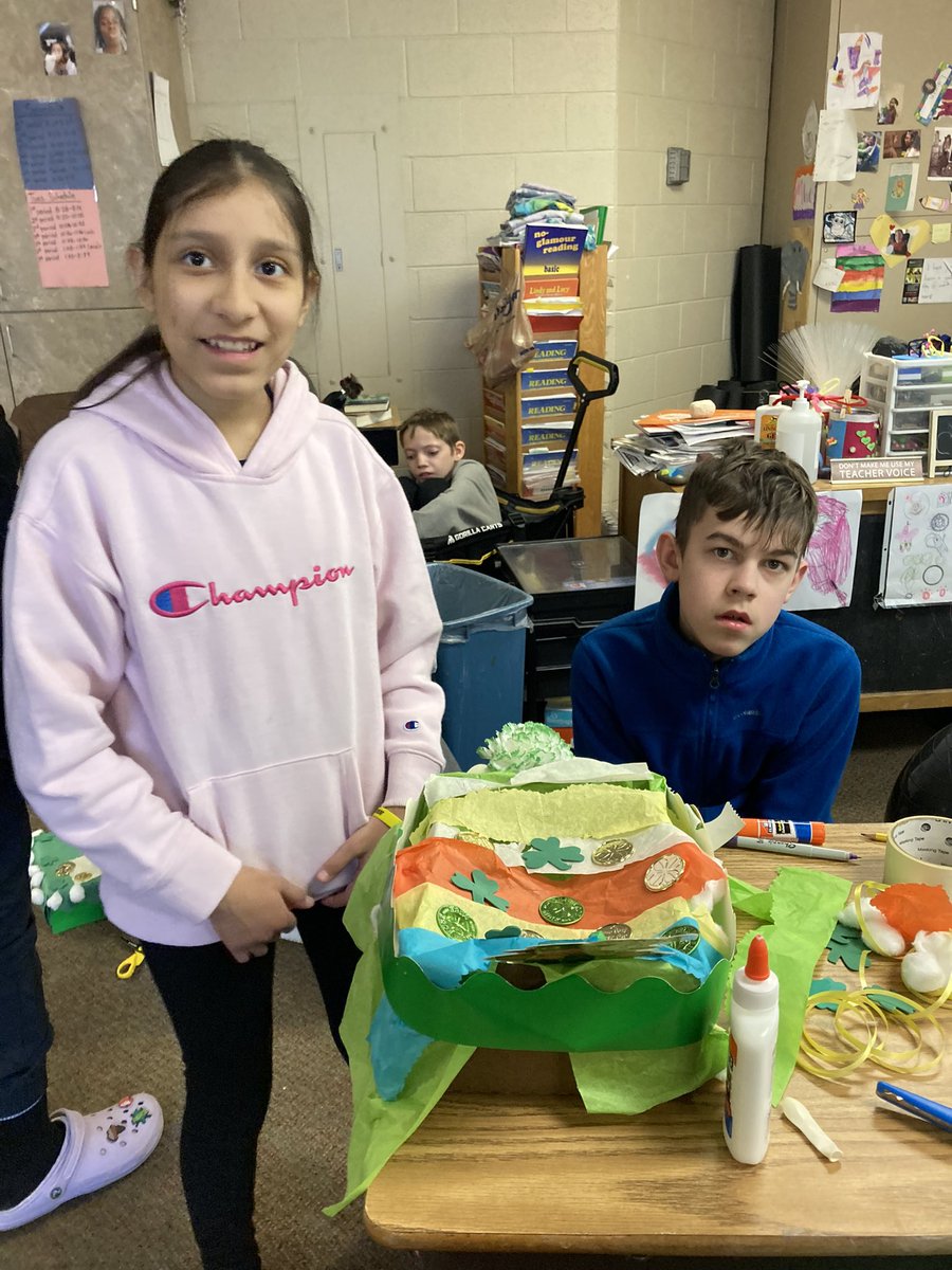 mindojw's tweet photo. We made leprechaun traps with our Reading Buddies. We will find out on Friday if any of them worked!   #steam #steameducation #specialeducation #werhibberd #werrichmond https://t.co/IJTnVsFcvL