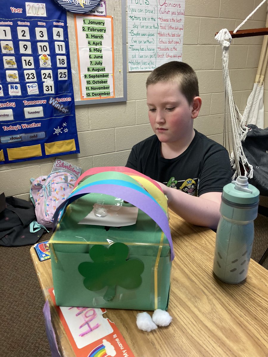 mindojw's tweet photo. We made leprechaun traps with our Reading Buddies. We will find out on Friday if any of them worked!   #steam #steameducation #specialeducation #werhibberd #werrichmond https://t.co/IJTnVsFcvL