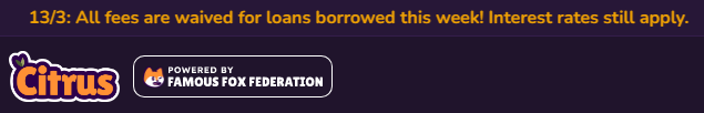 draxxts's tweet photo. Have you heard? 

0% fees on NFT lending this week! Link in the description! https://t.co/i4siXRNsi5