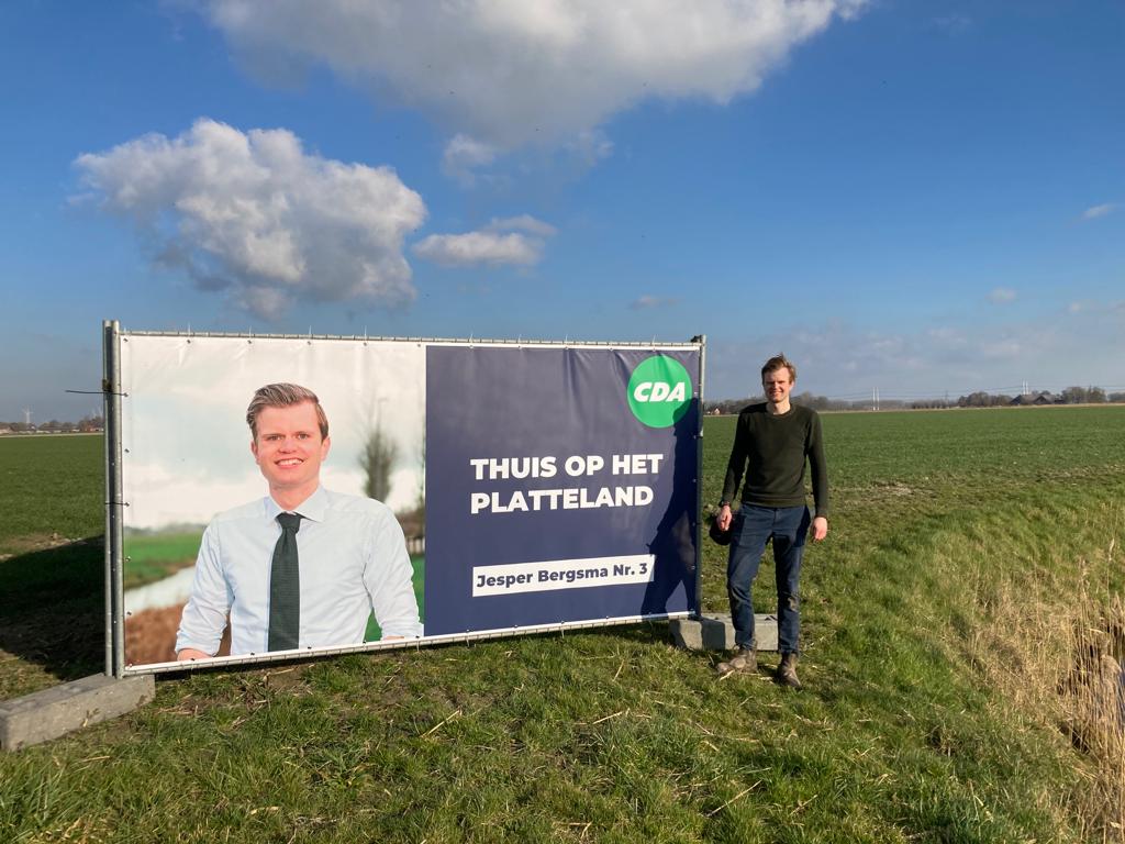 Kan wel waaien, <a href="/BergsmaJesper/">Jesper Bergsma</a> staat gewoon overeind. Overmorgen stemmen dus: #3 #CDA