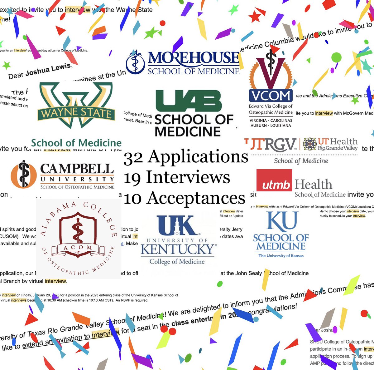 lewis_joshe's tweet photo. 5.7% of all doctors in the U.S. are black… thank the Lord I’m about to widen the gap! 🧡🤍

In the fall, I will be attending University of Texas Medical Branch School of Medicine with my tuition fully paid for through institutional and outside scholarships.

Dr. Lewis loading🩺 https://t.co/KVm1lAUB2F