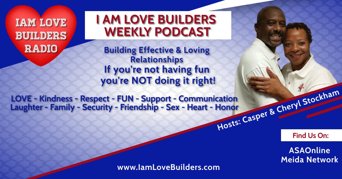 iamlovebuilders's tweet photo. Iam Love Builders Podcasts on Rumble! If you are not having fun, you are not doing it right! #marriagedoneright #imlb #lovebuilders
#relationshipsdoneright https://t.co/kattpca6TT https://t.co/0xAndN8oXd