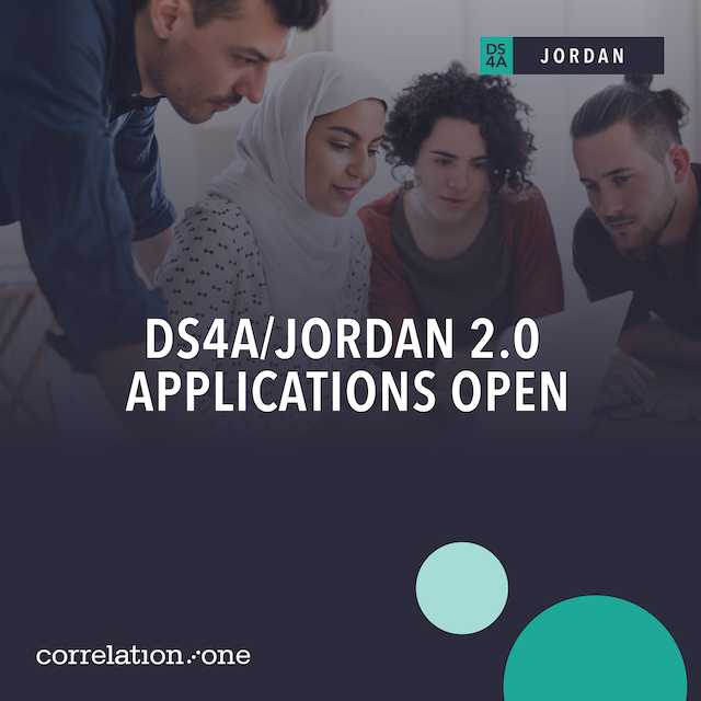CorrelationOne's tweet photo. In collaboration with the @MoDEEJO, @Jordan_Source and the Digital Skills Association, we are thrilled to announce the launch of Data Science for All/Jordan 2.0!
Learn More and Apply Now! >>> https://t.co/xOjeq9zwjr
#Jordan #DataScience #Education #CorrelationOne #DS4A https://t.co/g9W6Q9teX0
