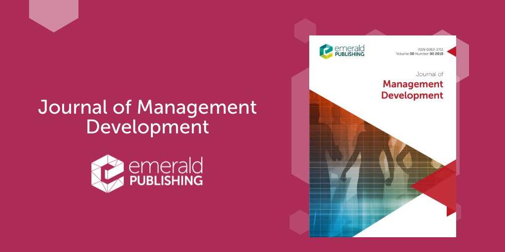 EmeraldRespMgt's tweet image. Journal of Management Development publishes research that tests, extends and develops #management theory to enhance the field of management development, practice and research. 🔎 Find out more here bit.ly/3YC8UFf #JMD
