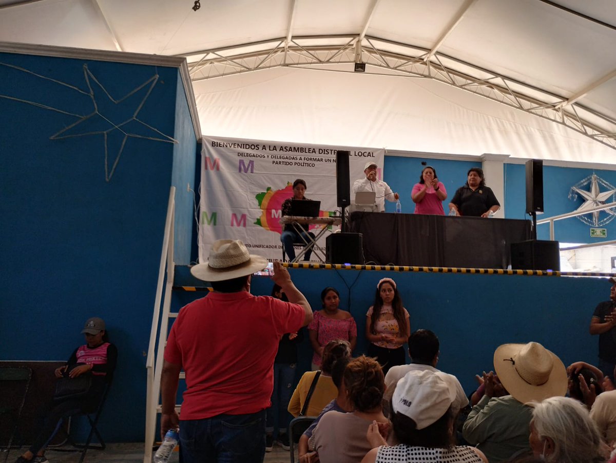 MujerPartido's tweet photo. Este domingo, celebramos nuestra quinta Asamblea Distrital Local de la Organización de Ciudadanos y Ciudadanas de la Unidad Oaxaqueña de Desarrollo Integral A.C. Rumbo a la creación de un nuevo partido político Local MUJER, en Huajuapan de León, Distrito local electoral 06. https://t.co/kxixEkiWvK