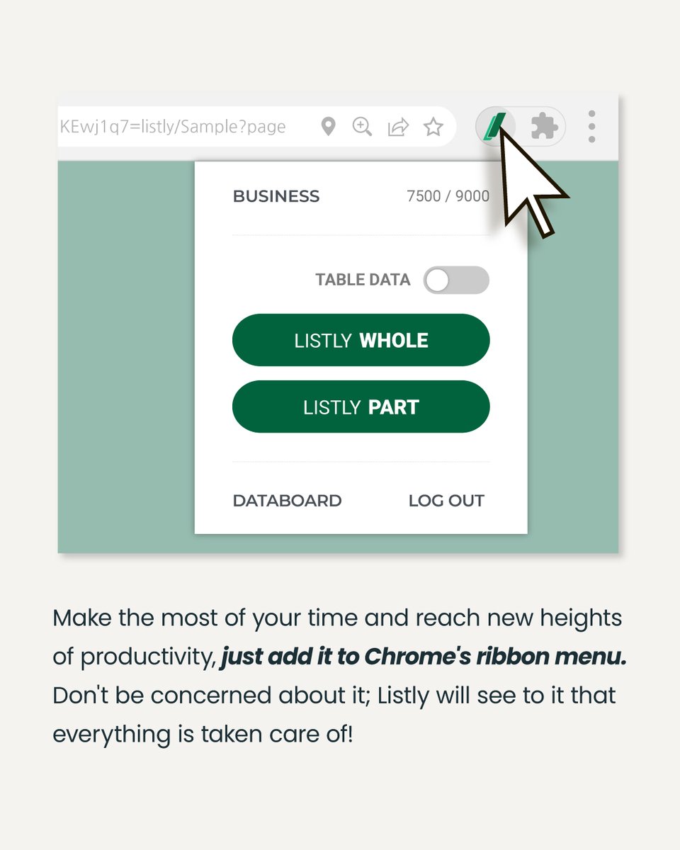 listly_io's tweet image. Give Listly the boring errands to perform. Obtain infinite amounts of data 📊 with just a few clicks of your mouse! Install Listly on your Chrome browser! 🥳
#noncoding #webscraping #chromeextension #data #marketingtools  #productivitytools #businessleads #excel#onlinetools