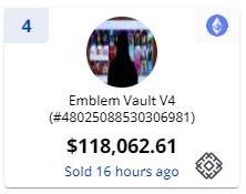 matke_fg's tweet photo. 🔥 Today's Hottest NFT Sales🔥

1) CryptoPunk #7167
2) BAYC #5446
3) BAYC #2001
4) Emblem Vault V4
5) CryptoPunk #685

@BoredApeYC &amp; @cryptopunks continue to demonstrate the immense growth and potential of the NFT market! #Crypto #Web3 #NFTs https://t.co/RmeOgKEfCy