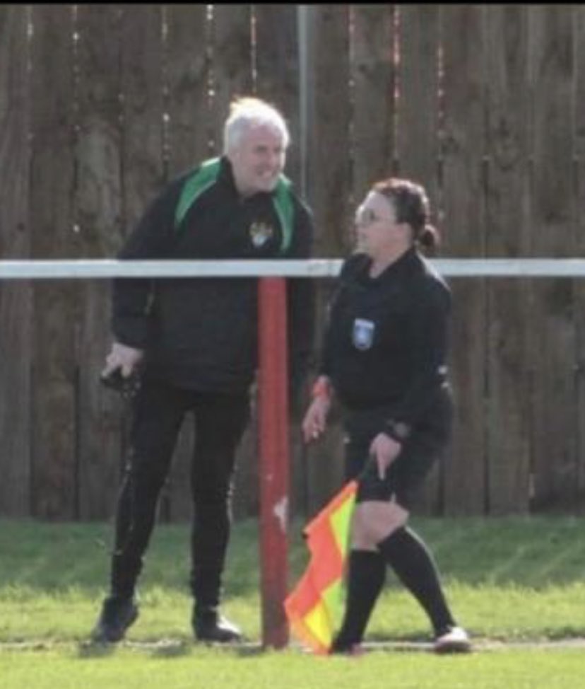 refsupportuk's tweet photo. Do you know that the “man” in this photo was never identified ? 
Hope he hangs his head is shame but we don’t think he will.
Sounds like the club closed ranks to not disclose who it was.
A coward of monumental mental proportions. https://t.co/FNu8z4bFAV