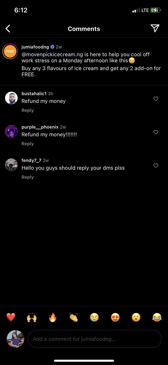 alittlebitcucu's tweet photo. @JumiaFoodNG have been defrauding Plp especially the we that live in Abuja, it’s been 1month and 1week and I haven’t been refunded the money I transferred to their wema bank account. I placed an order, they cancelled the order and refused to refund me my cash https://t.co/Pee0jtFxTC