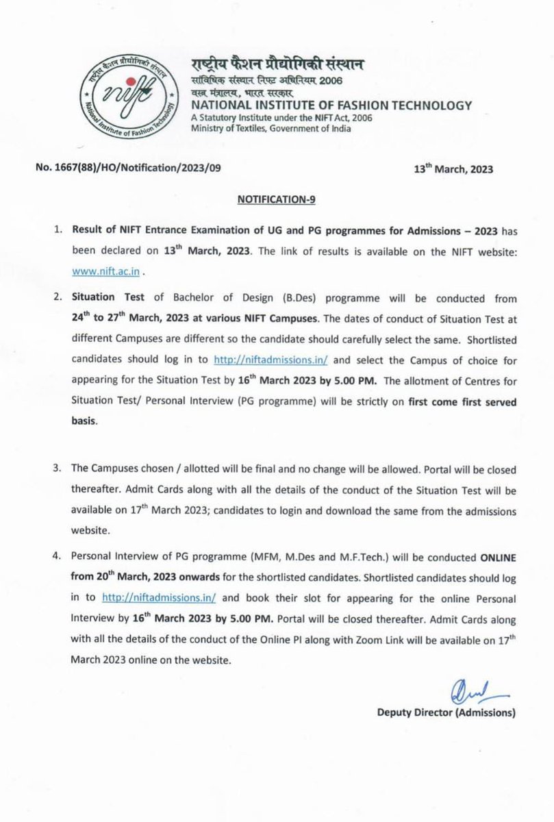 Krishvchawla's tweet photo. Sir our borads are going on and they’re saying that even registering for the second round will close on 16th march knowing it very vell that their site is not working . This is completely unfair to the students who have worked day and night to manage to give nift exam and boards https://t.co/IBUhj8jmDi