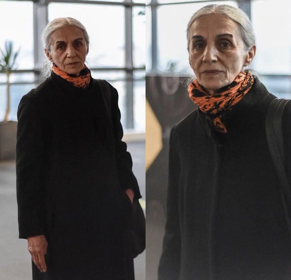 Solidarité intergénérationnelle. 
L’actrice iranienne Maryam Boubani a assisté hier à l’avant-première de son dernier film sans porter de voile. Six mois après l’assassinat de #MahsaAmini, les Iraniennes poursuivent la lutte pour la liberté. #Iran