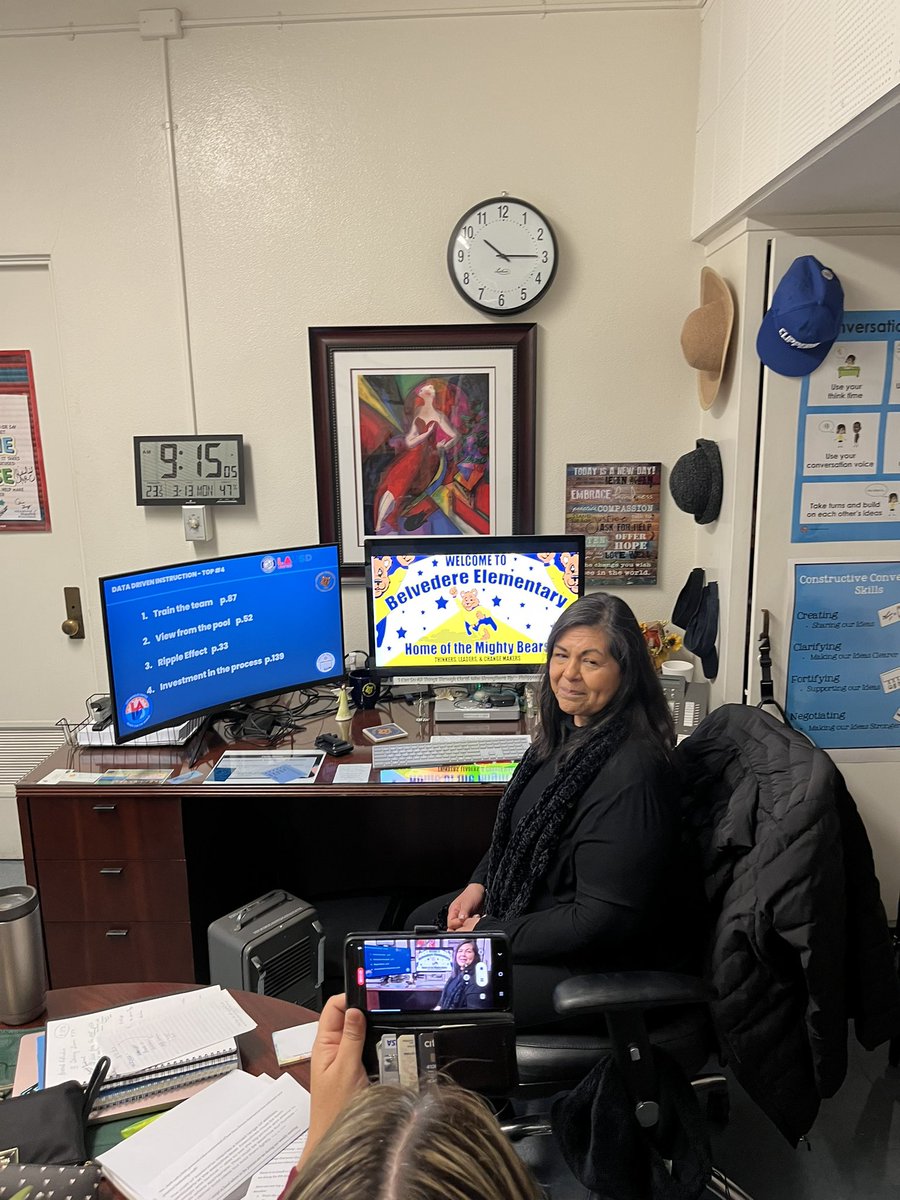It’s a great day in LAUSD and working alongside Principal Betty Bogan, listening to how she is beginning implementation of Driven by Data 2.0. It’s going to be an amazing 9 weeks in LA Unified. <a href="/engage_learning/">engage2learn</a> <a href="/BelvedereBears/">Belvedere Elementary</a>