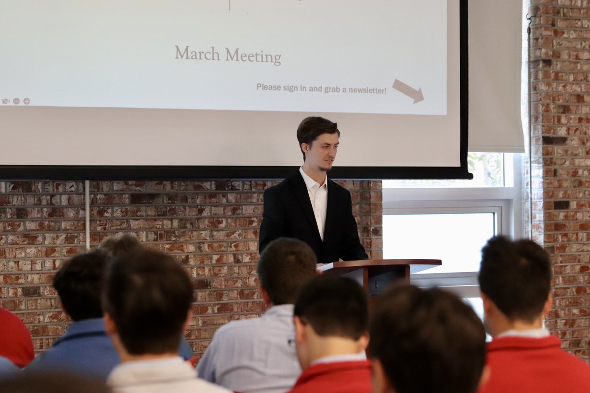 ArchRUMMEL's tweet photo. Thank you to Rummel alumnus Tristan Boudreau ‘21, who spoke to Raiders in our National Honor Society today at their March meeting. 

Tristan currently attends Mississippi State University where he studies engineering. 

#RummelAlumni #FutureEngineers #NationalHonorSociety https://t.co/VX4SMTrmXM