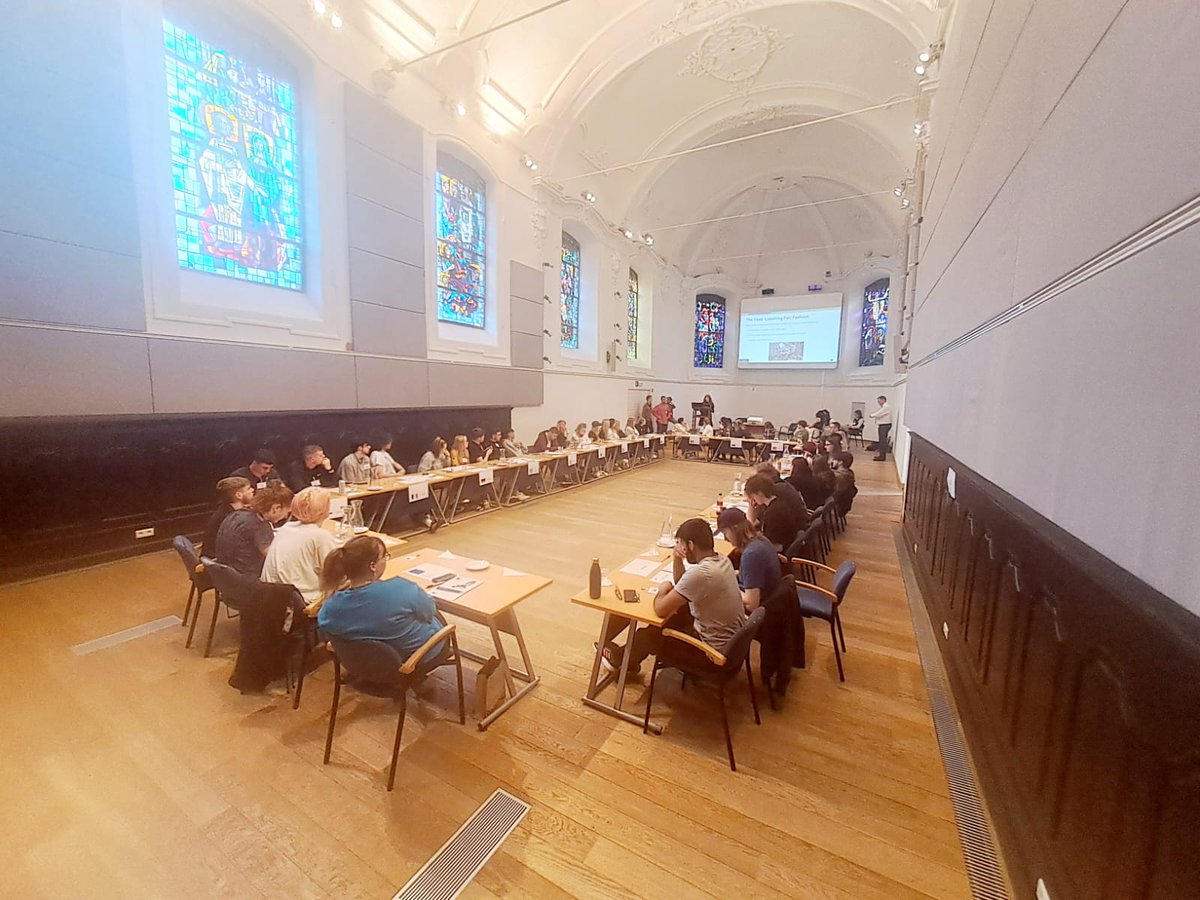 heathersara66's tweet photo. Day 8 - Today @bfastmet students took part in a Fashion Revolution negotiating business game @Fash_RevBelgium launched to pay tribute to the victims of the Bangladesh factory tragedy.
#Whomademyclothes #fastfashion
#Sustainability #EUCommission
@IrishCollegeLVN https://t.co/G8fbasVoDh
