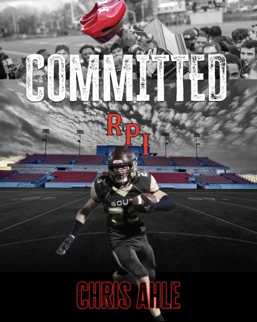 Chris Ahle (@chrisahle1) on Twitter photo I am blessed to announce my commitment to RPI! Thank you to all my coaches & teammates who helped me get to this point. #redfam <a href="/CoachJDittman58/">Jeff Dittman</a> <a href="/CoachBarbieri/">Rob Barbieri</a> <a href="/CoachRI/">Ralph Isernia</a> <a href="/SouthVikingsFB/">Clarkstown South Football "Home of the Vikings"</a> I am blessed to announce my commitment to RPI! Thank you to all my coaches & teammates who helped me get to this point. #redfam <a href="/CoachJDittman58/">Jeff Dittman</a> <a href="/CoachBarbieri/">Rob Barbieri</a> <a href="/CoachRI/">Ralph Isernia</a> <a href="/SouthVikingsFB/">Clarkstown South Football "Home of the Vikings"</a>