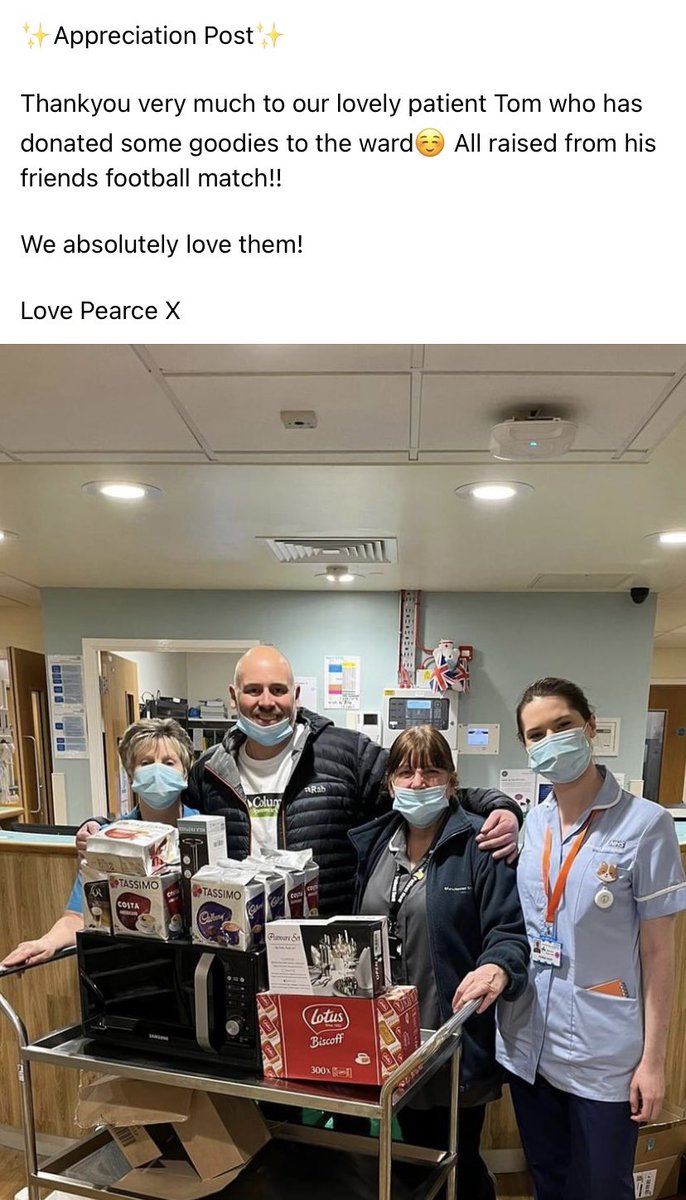 CF inpatient unit -Pearce ward - MFT tweet media