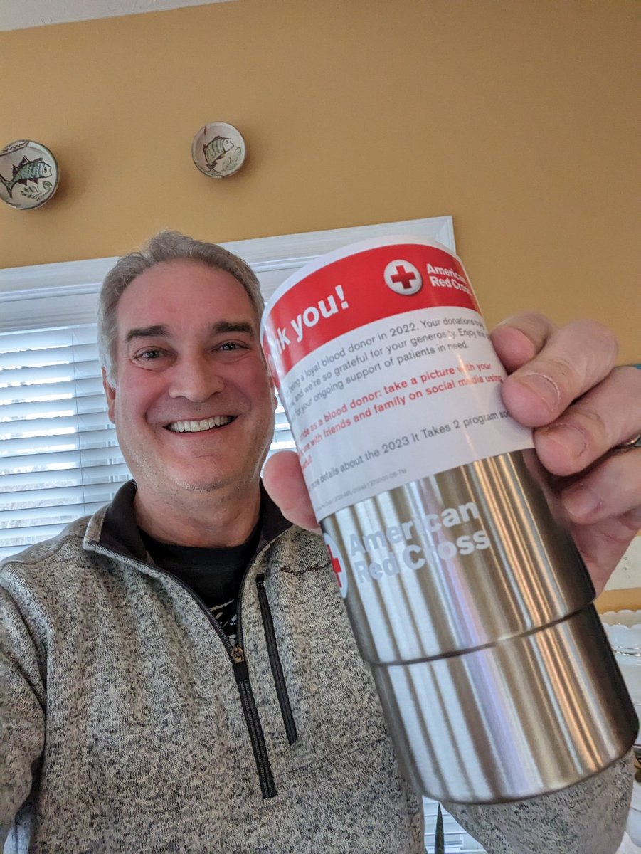 wolfselect's tweet image. Donate blood; save a life. Just received this sweet thank you gift from American Red Cross. #O+Powerful