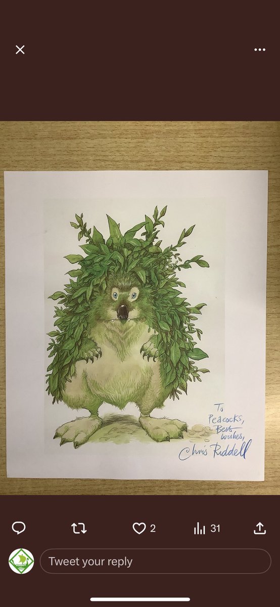 knockhally6's tweet photo. Today at KHP we had the pleasure of meeting author and illustrator @chrisriddell50 Thank you for our signed picture. ✍️📚 https://t.co/qCPqvjIg0g