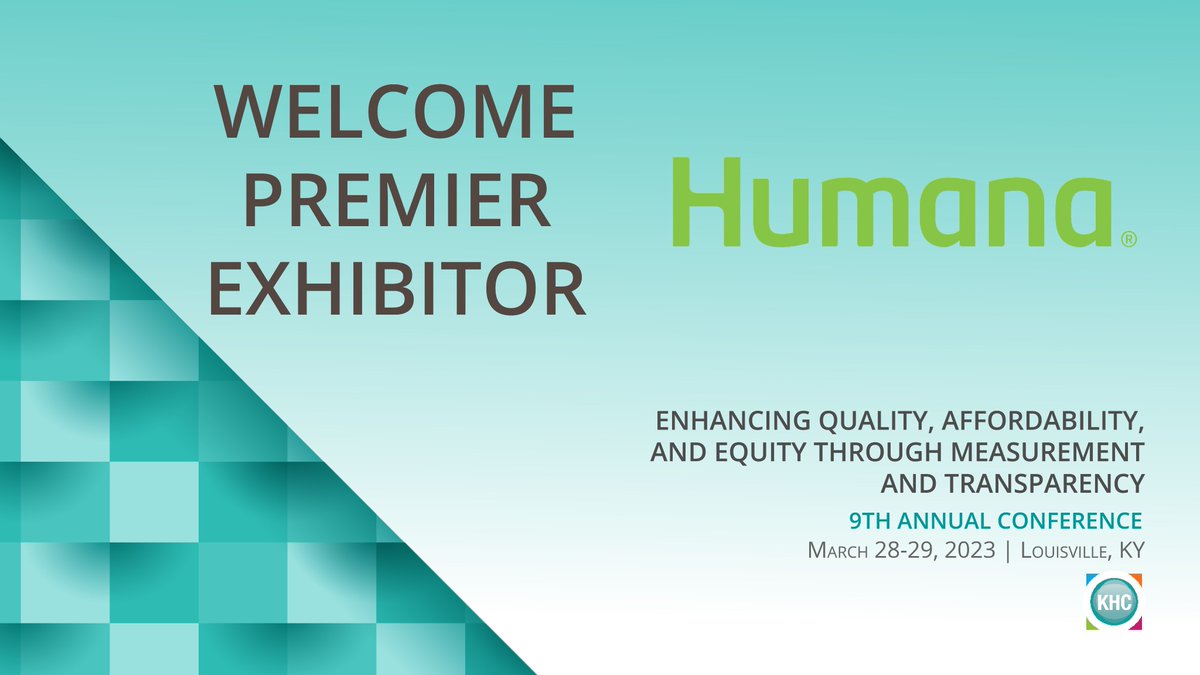 Humana is a premier sponsor for this year's KHC Annual Conference. Thank you for your support! khcollaborative.org/2023-conferenc…