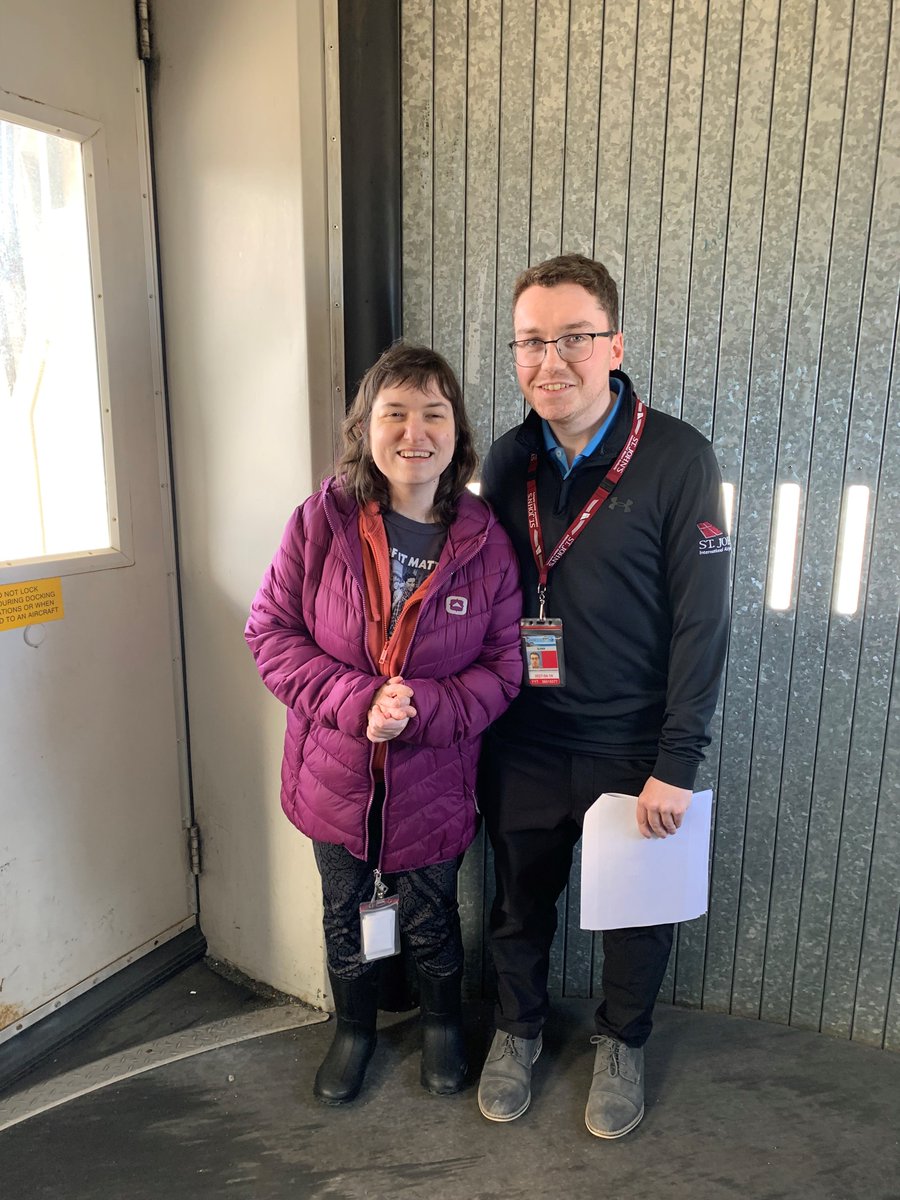 We were pleased to offer an airport tour this afternoon for an upcoming traveller. This new partnership, developed with the <a href="/AutismSocietyNL/">Autism Society NL</a>, is designed to help familiarize individuals on the Autism spectrum with the airport journey.

More information: ow.ly/5NK050Nh4vB