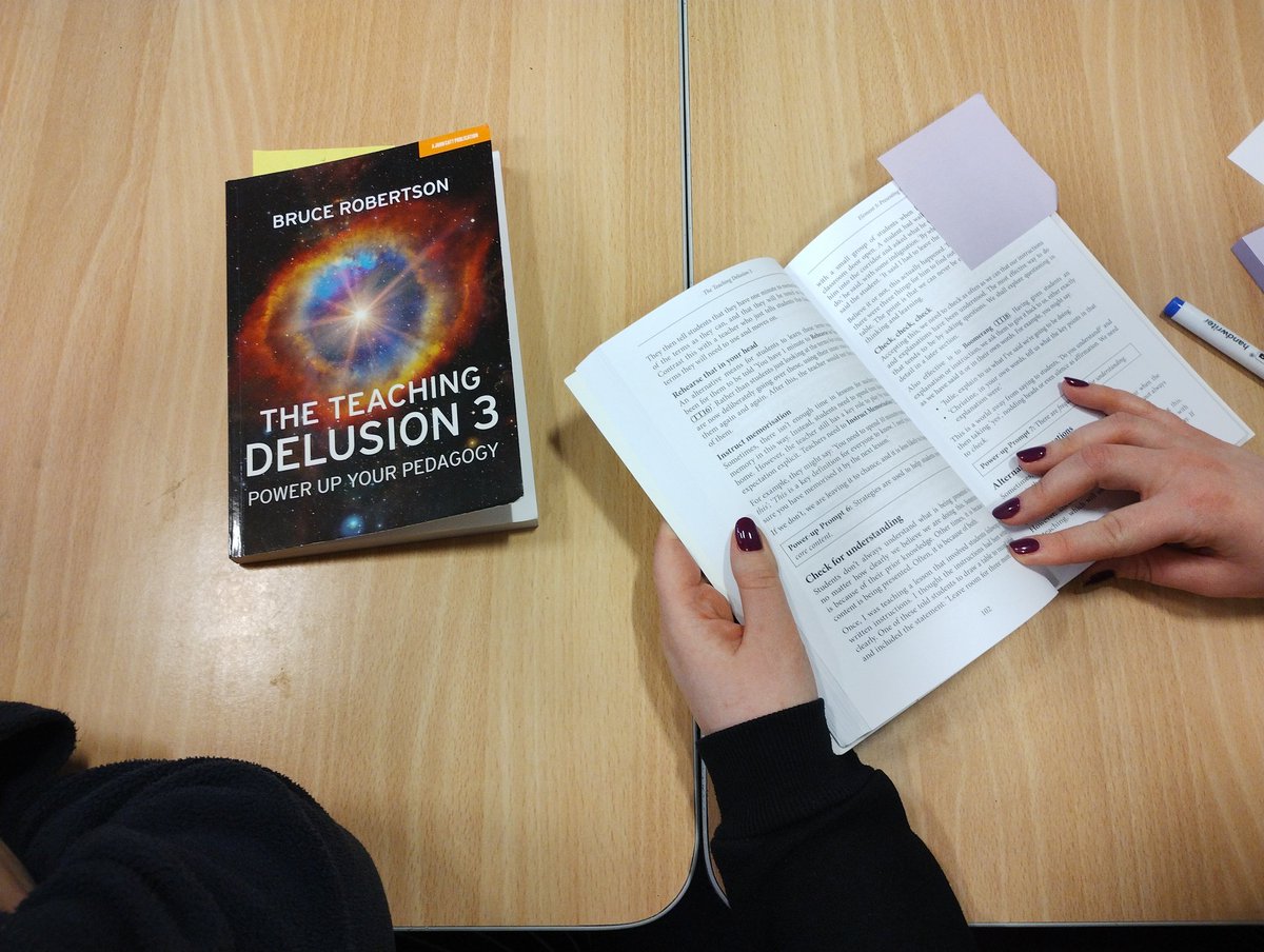 AuchterhousePS's tweet image. CPLD tonight - staff are working through #TeachingDelusion3. Professional dialogue on each chapter and goal-setting to power up our classroom teaching! A great resource-thanks @TTDelusion !
@SchoolAngus #UNCRCArticle29 #teamAuchterhouse