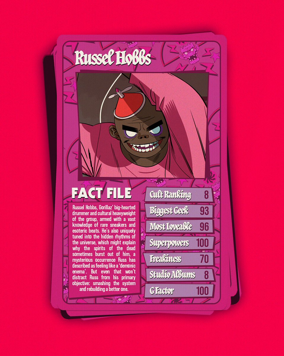 Gorillaz Fact Filez with 2D, Murdoc, Noodle & Russel 🫶