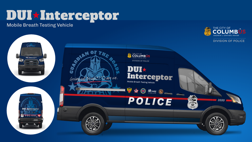 ColumbusPolice's tweet photo. We’re excited to introduce the DUI Interceptor, our new mobile breath testing vehicle. Starting March 15, we’ll be out roadside, processing anyone suspected of #drivingimpaired. Going out tonight? So are we. Make a plan before you drink. https://t.co/29vgrq5N4v