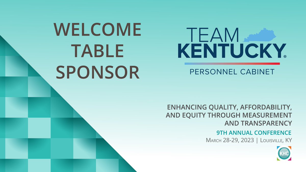 Kentucky Personnel Cabinet is a table sponsor for this year's KHC Annual Conference. Thank you for your support! khcollaborative.org/2023-conferenc…