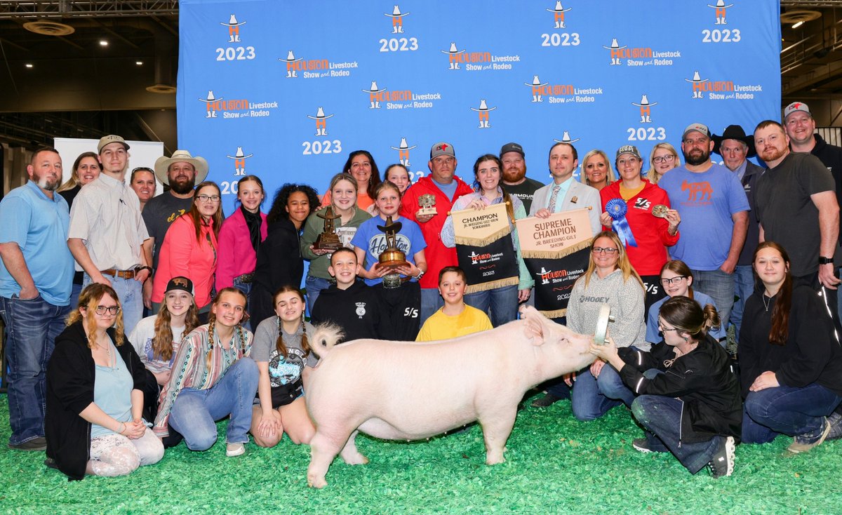 Great news from Royse City FFA! Ryleigh Clark, Supreme Champion Gilt at the Houston Livestock Show &amp; Rodeo. She received a $2,500 scholarship! #RCISDJoy #LetsGrowTogether