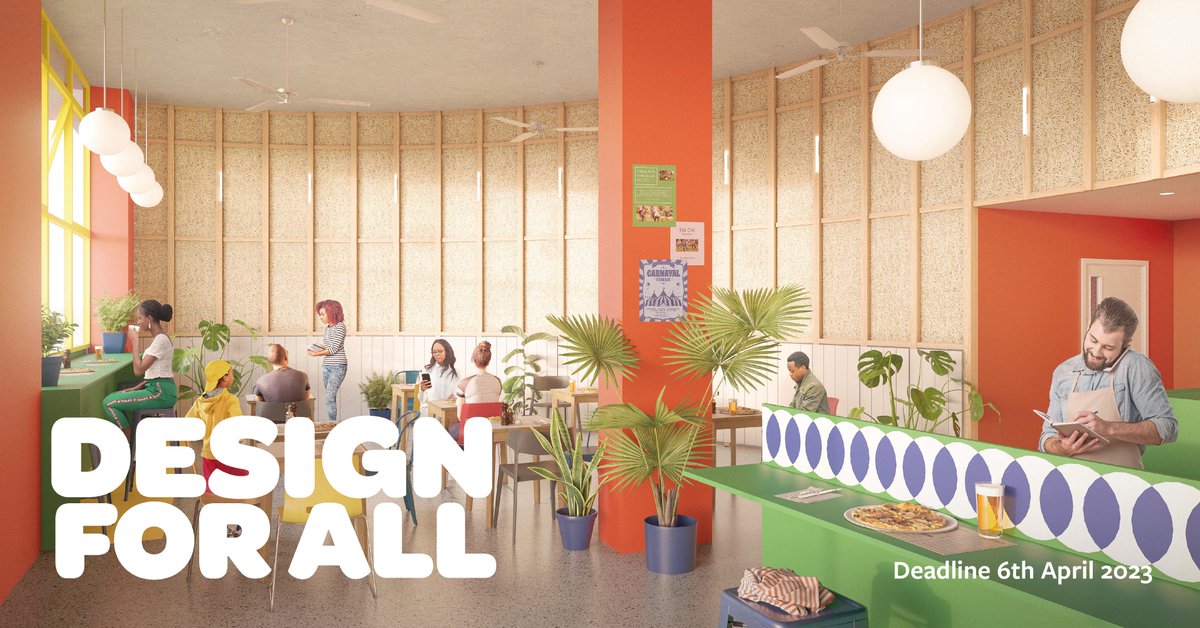 We've just launched Design For All with <a href="/simple_works/">Simple Works</a>  <a href="/StockdaleUK/">Stockdale</a> <a href="/NTAplanning/">NTA Planning</a> and Beyond Carbon. available to  small charities and community organisations it offers a pro-bon design service for projects trying to get off the ground. designforall.uk