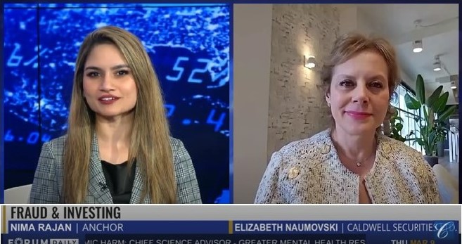 March 9, 2023, @enaumovski, VP Marketing, Caldwell Securities Ltd., appeared on @TheNewsForum_ with @nima_rajan.

Topic: It’s #FraudPreventionMonth – #RomanceScams, #GrandparentScams & #InvestmentScams - What to do if you are a victim of #fraud.

Watch: youtube.com/watch?v=yNy8xh…