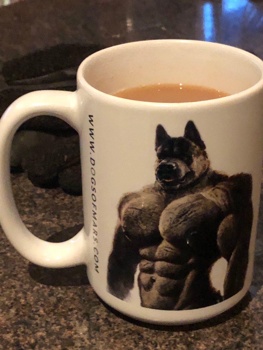 CptBwni's tweet photo. A cracking new mug with every one’s favourite big lad Ben on it. Lovely size for a cuppa.
Thanks to @ImperiumLupi for the mug and the great character on it!
#DogsofMars https://t.co/KAzXMpHSTJ