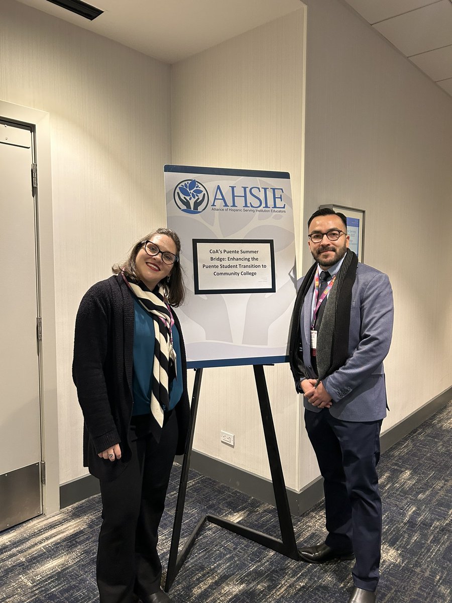 hcoronalira's tweet photo. At @ahsieducators conference, presenting con la colega Johanna on our @CollegeAlameda @PuenteProject Summer Bridge. https://t.co/VNsUlYacbU