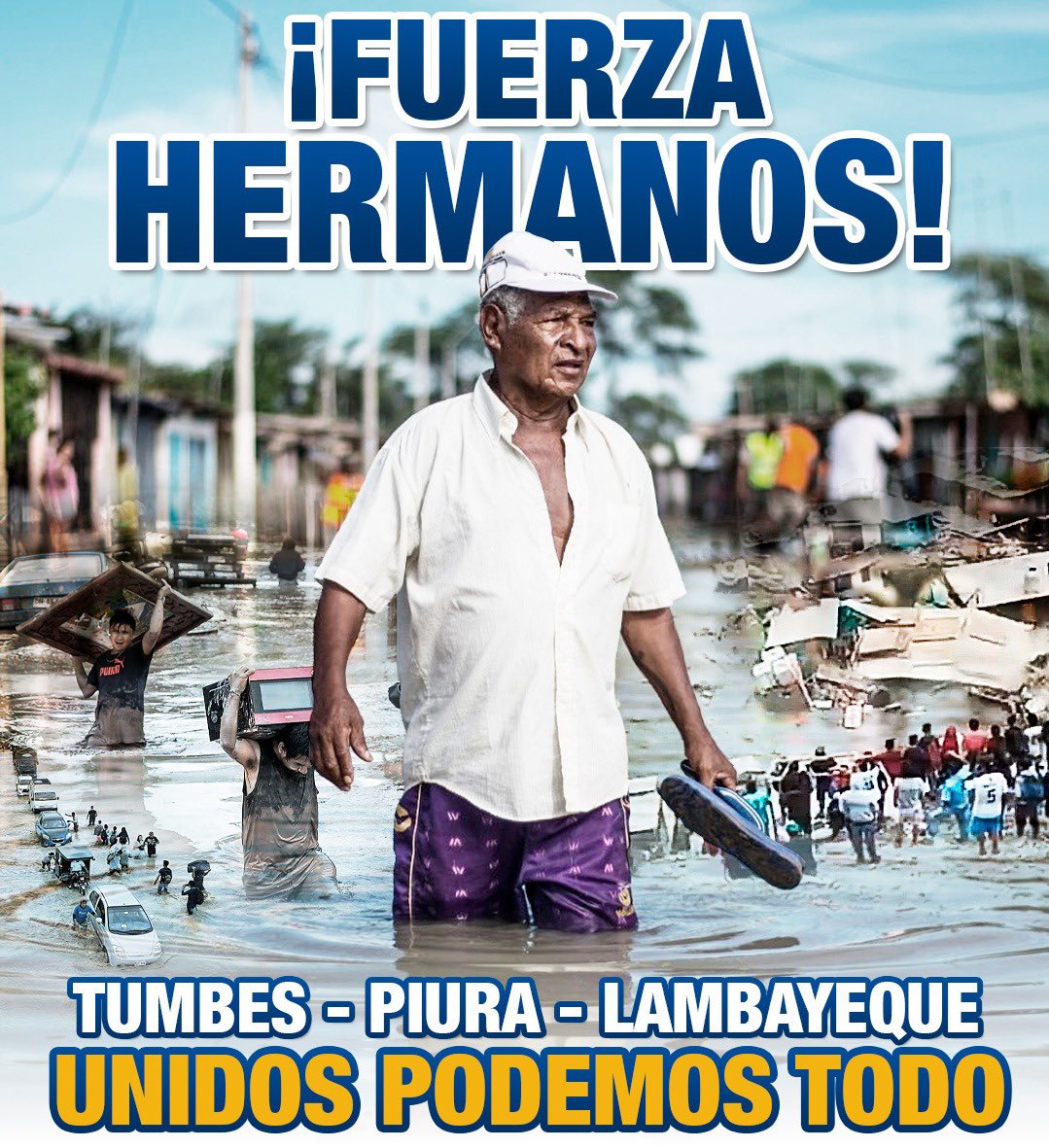 JOSELUNA_G's tweet photo. Me conmueve la tragedia que viven mis hermanos del norte 🇵🇪, mi solidaridad y apoyo a cada una de las familias damnificadas. Las bases de @podemos_peru se están movilizando para ayudar en todas las acciones que dispongan las autoridades. Cuenten conmigo @indeciperu @MindefPeru https://t.co/LBdi9SZJOB