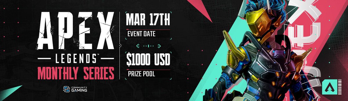 VNM Tourneys 🔜 ALGS NOLA (@vnmtourney) on Twitter photo Join us on March 17th for an #ApexLegends Tournament happening on <a href="/CommunityGaming/">Community Gaming</a>
🏟️ 3v3 BR
💰 $1,000 USD Cash Prize
💯 FREE to join
⏰ 6:00pm ET
🌐 Open to ALL Regions
communitygaming.io/tournament/cop…
Hope to see you all there!
Games will be played on IOWA servers. Join us on March 17th for an #ApexLegends Tournament happening on <a href="/CommunityGaming/">Community Gaming</a>
🏟️ 3v3 BR
💰 $1,000 USD Cash Prize
💯 FREE to join
⏰ 6:00pm ET
🌐 Open to ALL Regions
communitygaming.io/tournament/cop…
Hope to see you all there!
Games will be played on IOWA servers.