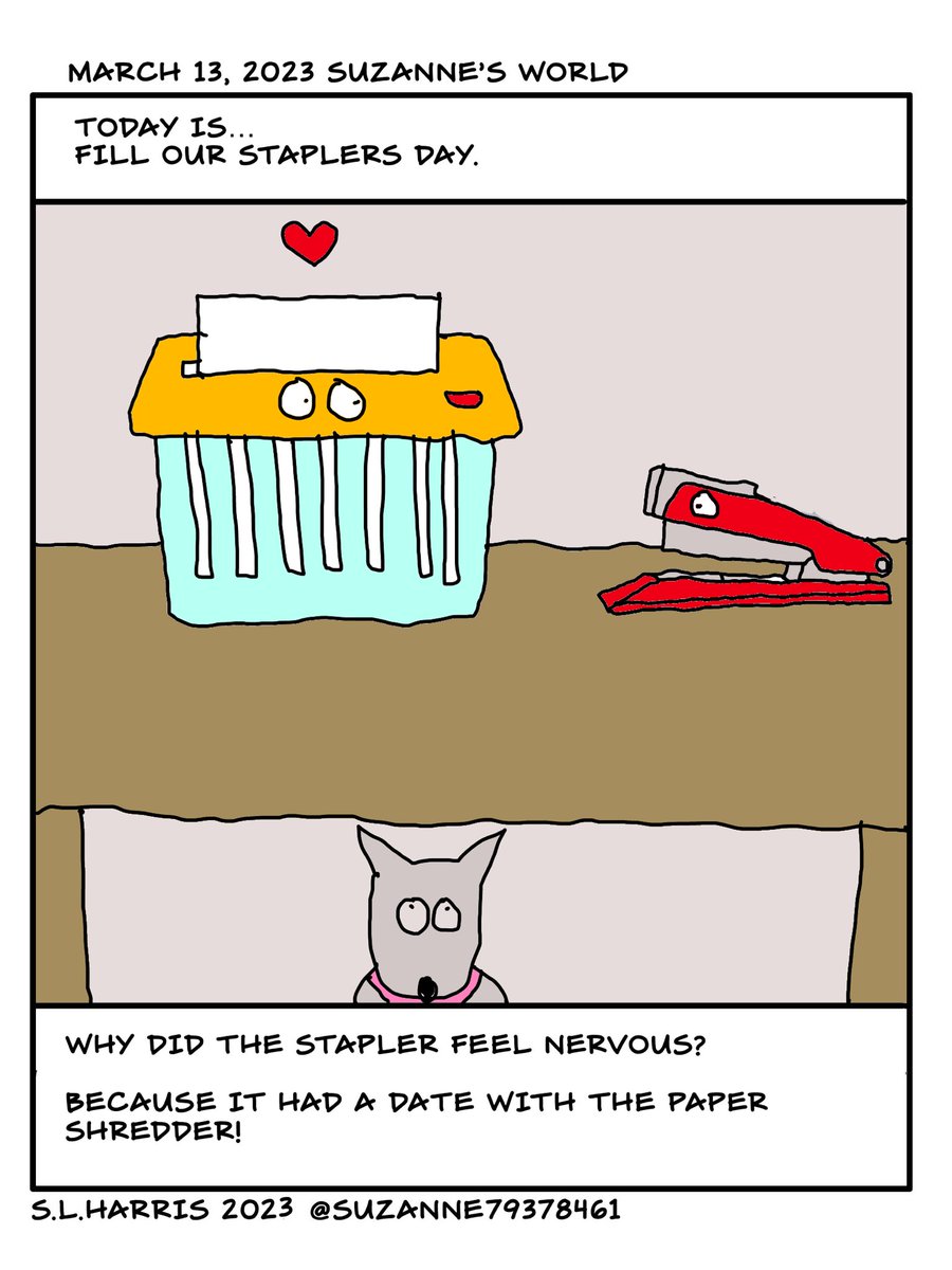 Suzanne79378461's tweet image. #FillOurStaplersDay #Stapler #Staple