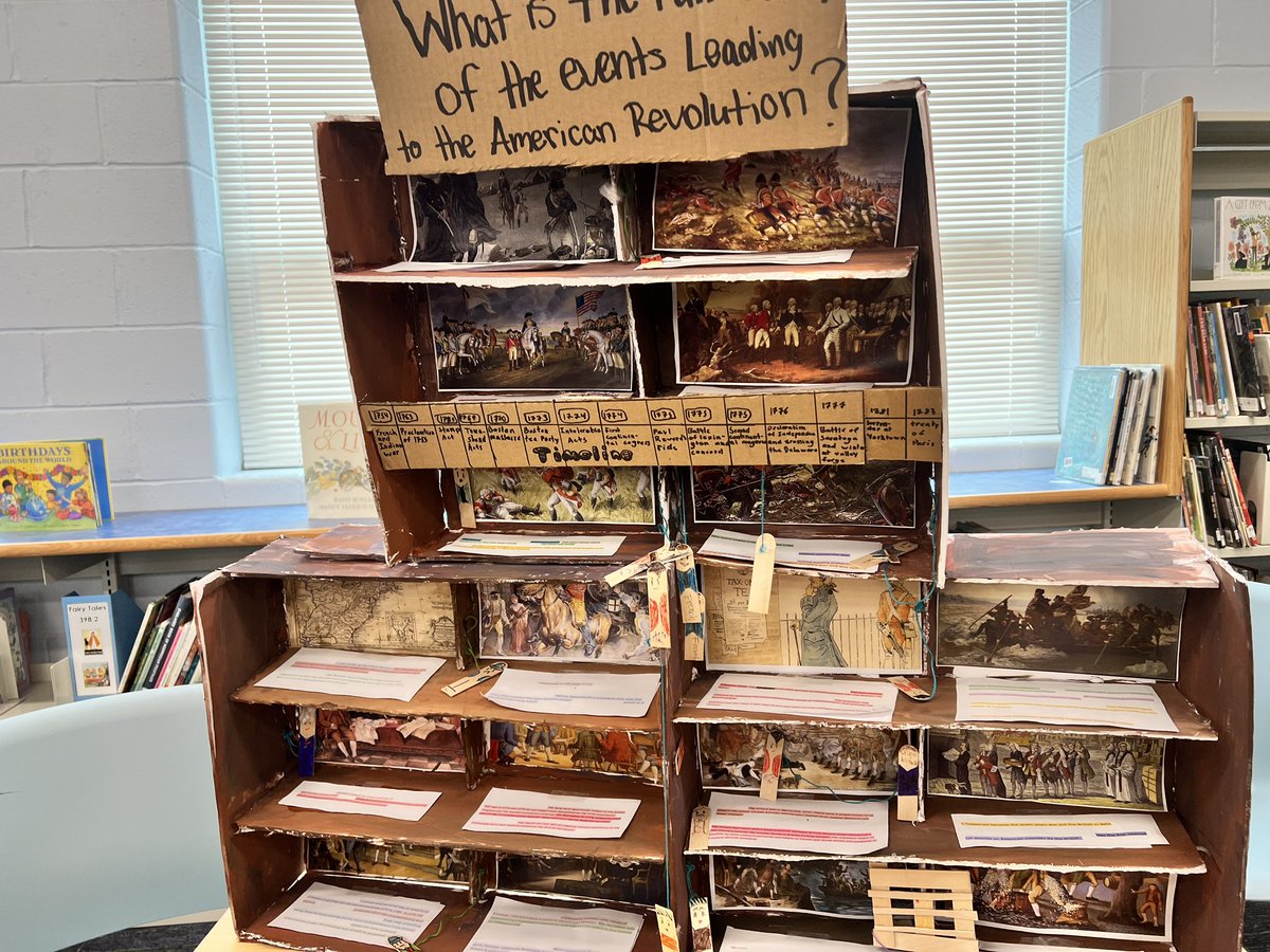 WashMillLibrary's tweet photo. So much creativity in the presentation of knowledge by 6th graders students @WashMillES https://t.co/SmyeHjml8B
