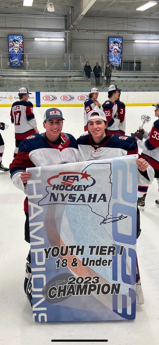 JanoszSoG's tweet photo. Congrats to longtime students Tyler Spokane, Matt Alberti, and the 18U Buffalo Regals players and coaches on winning the NYS Tier 1 Championship! https://t.co/wOmyd7yjTW