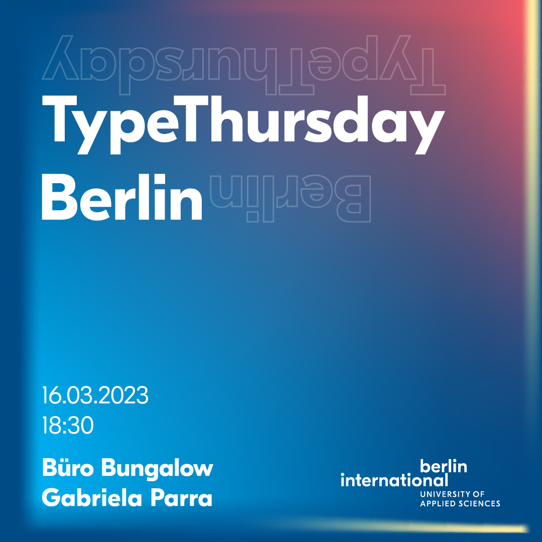 Whitecliffe_BI's tweet photo. #Typography enthusiasts, get ready for some excitement! #TypeThursday is coming to Berlin International, and everyone who loves type and letterforms is invited to join in on the fun!🎉🔡
Check out the link for more details! 🔗
https://t.co/EXOuPmRZqm https://t.co/wiVH1PcP3a
