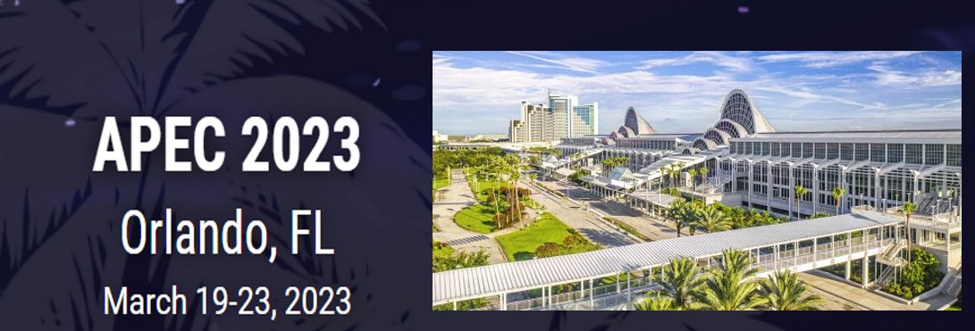 With APEC 2023 only a few days away, it's time to make sure your registration is in order!

Don't Miss Our Exciting Lineup at
APEC 2023, March 19-23!

Register for APEC 2023
apec-conf.org/conference/reg…