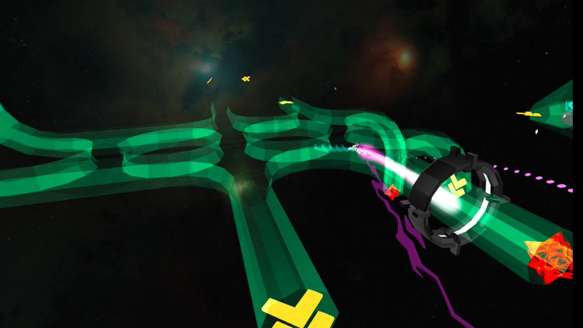 NeonOdysseyXR's tweet photo. Welcome to the MAZE! 🚀🌟

Shuttle Maze is a fun, fast paced, 80’s retro arcade inspired VR puzzle shooter, with awesome characters and level design. 👾

Available on @MetaQuest via App Lab. https://t.co/ZhP8lSel5S https://t.co/5AVapg3j6j