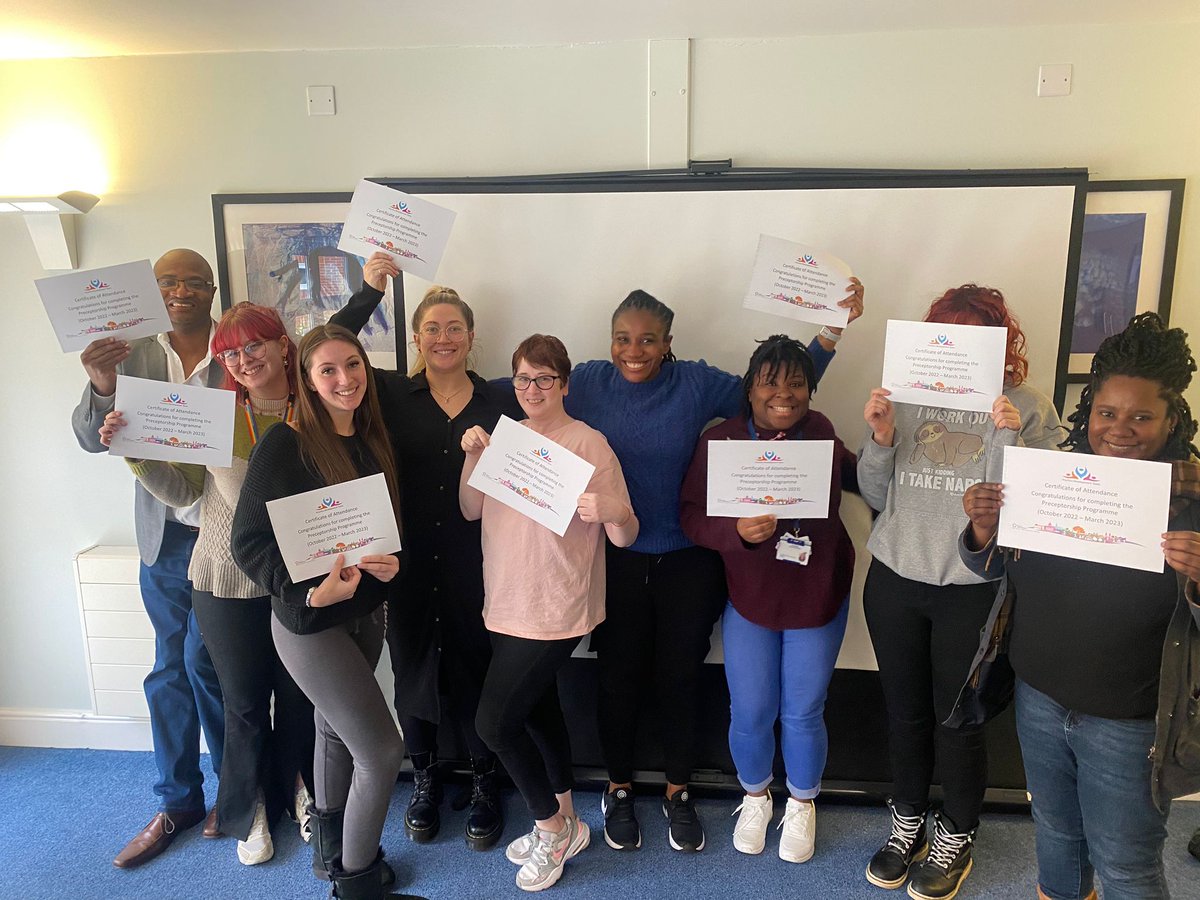 Congratulations to our new Preceptees in AMH services on completing your 6 months!! What a session to end on! So proud of everything you have achieved 🥰 <a href="/ebun8855/">Ebun </a> <a href="/georgiaellen29/">georgia ❥</a> <a href="/Kyliexb/">Kylie B</a> <a href="/milesofsmiles_/">mandaaaaa</a> <a href="/sherwoodoaksmhu/">Sherwood Oaks Hospital</a> <a href="/NottsHealthcare/">Nottinghamshire Healthcare</a>