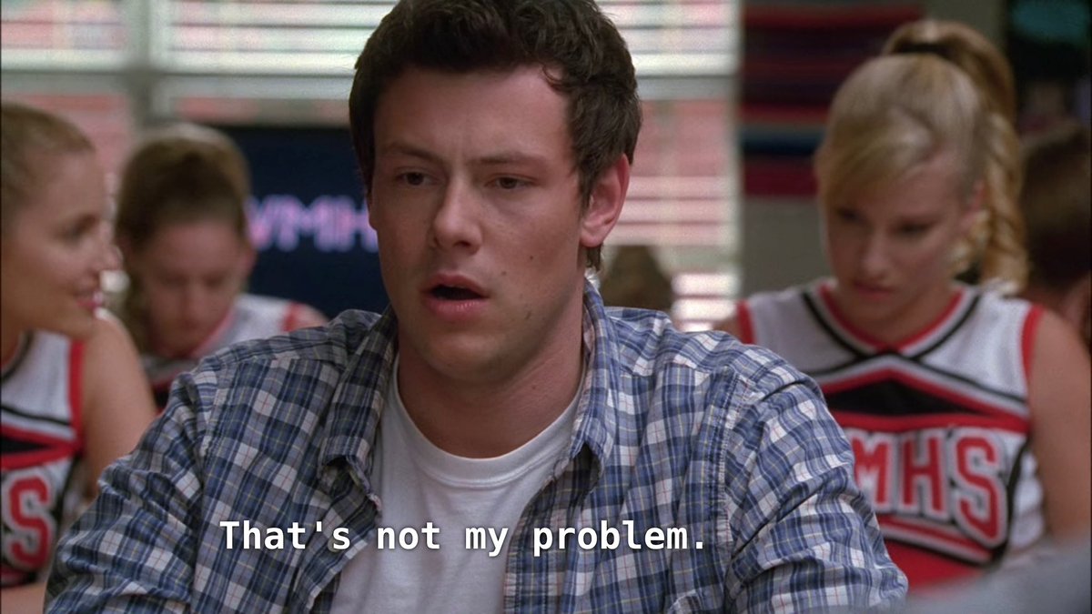 out of context glee tweet media